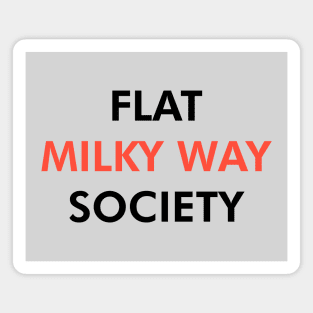 Flat Milky Way Society (Dark) Magnet